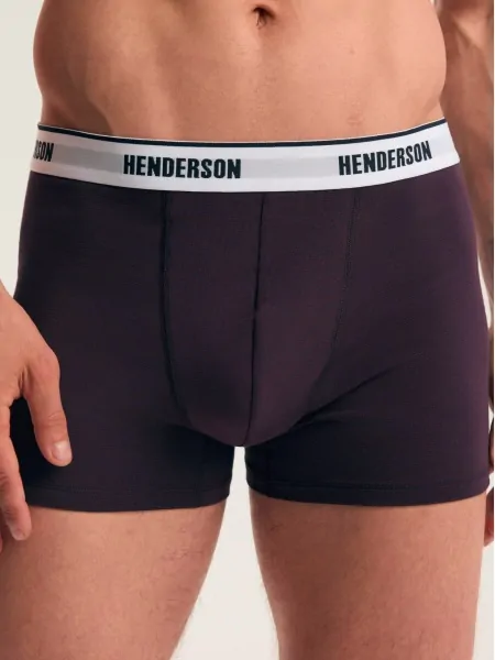 На картинці зображено - Боксери чоловічі Henderson 45476 Free AW26, 2 шт., еластичний контрастний пояс | фото 1