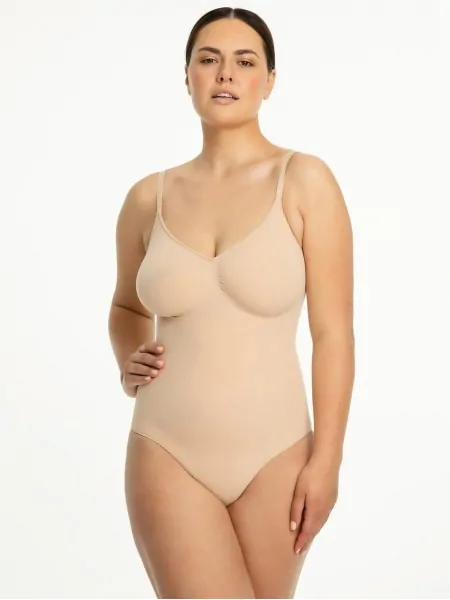 text_img_altWomen's waist-and-tummy shaping bodysuit with bust-shaping effect Julimex 421text_img_after1
