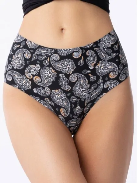 Високі трусики бразиліана з візерунком Julimex Paisley Brasil Maxi
