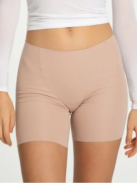 Женские бесшовные хлопковые шорты Julimex Cotton Mood - бермуды от натирания бедер