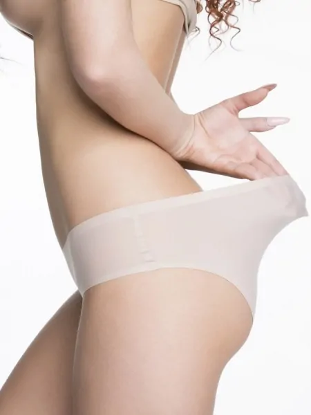 На картинке изображено - Женские эластичные бесшовные трусики слип Julimex Flexi One Plus Size | фото 1
