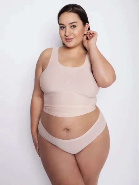 Женские эластичные трусики слип Julimex Flexi-One plus size