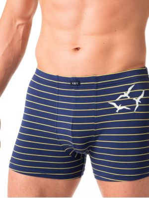 text_img_altMen's Dark Blue Striped Cotton Boxer Briefs Key MXH 366 A24text_img_after1