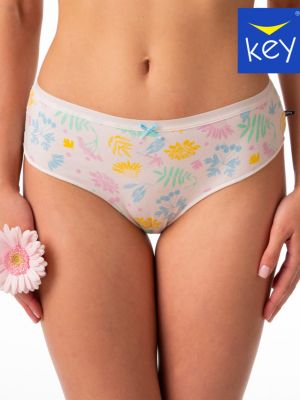 Women's floral cotton bikini set (2 pieces in different colors) Key LPC 559 A24