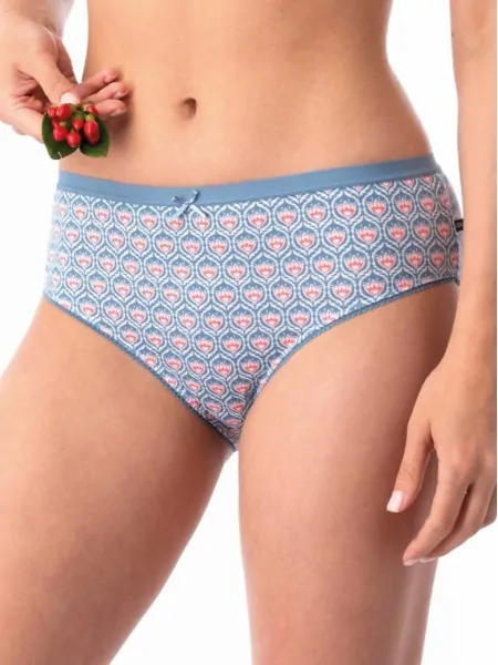 Women's cotton hipster panties in a set of 2 pieces per pack Key LPC 736 A25