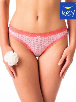 text_img_altWomen's Red and Blue Patterned Lace Edge Quality Cotton Mini Bikini Panties Set (2 Pack) Key LPR 569text_img_after1