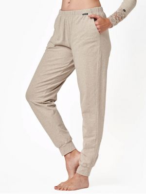Удобные и теплые домашние брюки с начесом и карманами Key Hot Touch LHE 729