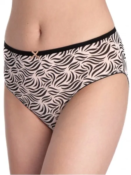 Set of women's full-coverage cotton slip panties Lama L-122BI-64EX 3-pack