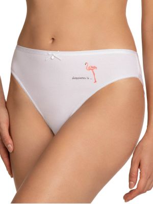 Set of women's bikini panties with flamingo Lama L-1402BI 2XL (2 pcs.)