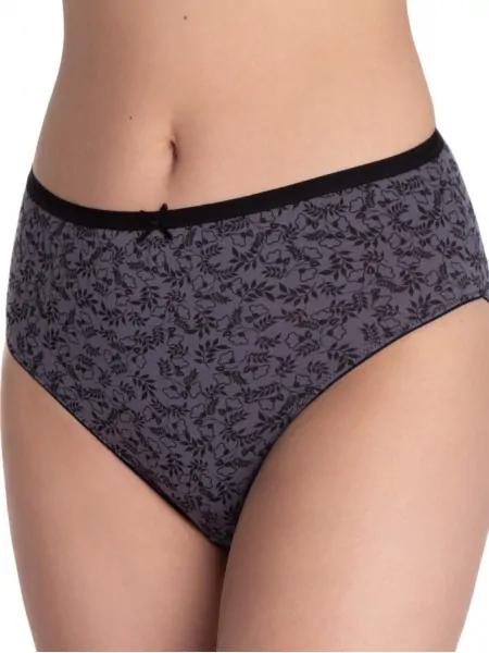 Set of women's full-coverage cotton slip panties Lama L-127BI-33EX 3-pack