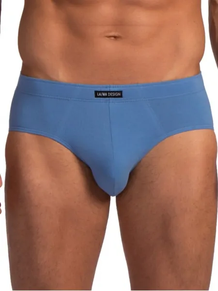 Однотонные классические мужские трусы-слипы Lama M-1086CL 3-pack 3XL-4XL (3 шт. в упаковке)