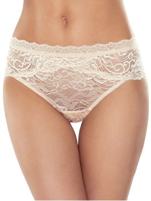 Women's brazilian panties made of delicate floral lace Lapinee Coco 5012