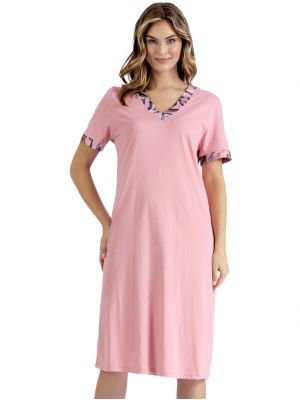 text_img_altWomen's Delicate Cotton Sleeveless Long Nightie Leveza Rosita 1456text_img_after1