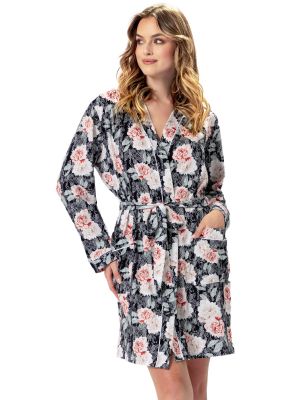 text_img_altWomen's Comfortable Short Cotton Robe Leveza 1343text_img_after1