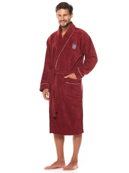 Men's classic dressing gown with pockets L&L Borys