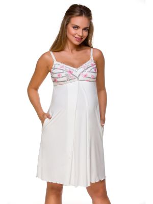 Women's nightgown with pockets for pregnant women Lupoline 3120