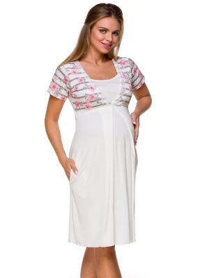 Женская ночная сорочка для беременных и кормящих Lupoline 3121 MK