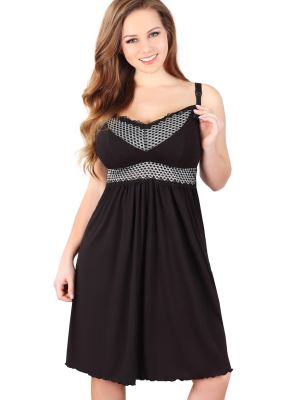 Nightgown for pregnant and lactating women Lupoline 3056 sale