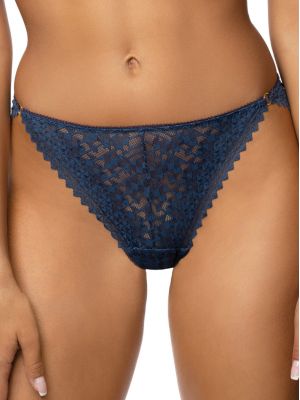 Women's see-through slip panties made of textured lace Mat Maddie F-3633/5
