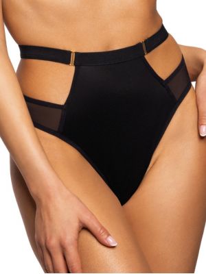 Women's thong with high waist and open sides Mat S-0201/4/1 Denise