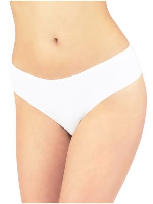 Women's Brazilian cotton panties with lace Mediolano 07016 Ines