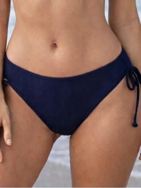 Mediolano 20007 Blue Panther I Navy Blue Tie-Side Swimsuit Bottoms
