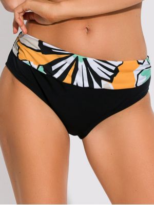 Women’s bikini bottoms with waist drape Mediolano Madera
