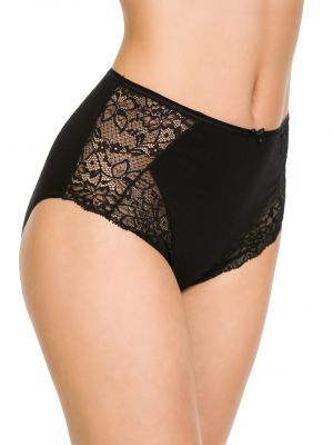 Women's cotton midi panties with lace Mediolano 07030 Wiki