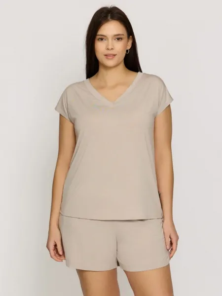 Mefemi Mila Women's Silky Viscose Lounge Blouse