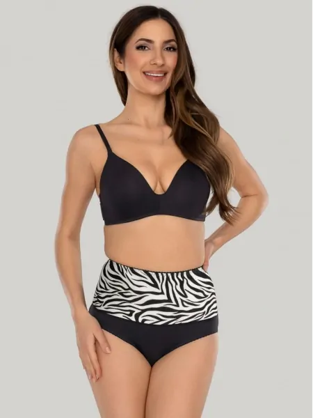Коригуючі труси Mitex Iga Wild — стягуюча білизна з високою талією та анімалістичним принтом
