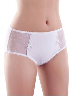 Women's panties shorts with delicate inserts Modo M255