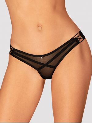 Transparent thong panties with laces on the sides Obsessive Roxelia