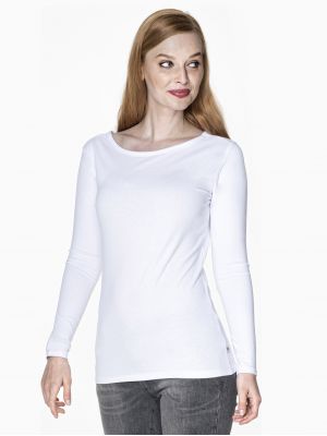 Женская эластичная футболка с длинным рукавом Promostars 21433 Voyage Lycra
