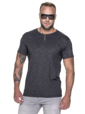 Men's T-shirt with buttons Promostars M Button1 21230