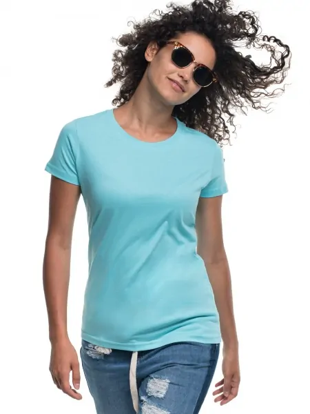 На картинке изображено - Женская футболка с коротким рукавом Promostars T-shirt 22160 XS-XL | фото 1