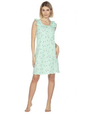Women's short babydoll nightie / casual ruffled cotton dress Regina 126