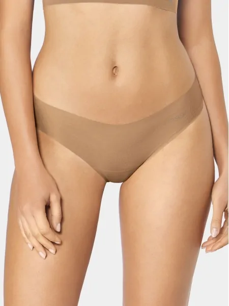 Бесшовные эластичные трусики стринги Sloggi Zero Cotton Hipstring