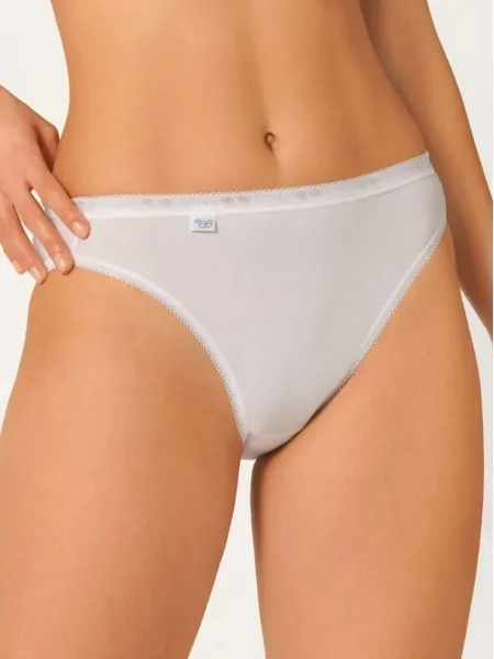 Комплект классических хлопковых трусиков слип Sloggi Basic+ Tai 2P