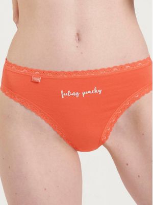 Bright Cotton Lace Trim Bikini Panties Sloggi 24/7 Weekend Hipster C3P M018/A9 (Pack of 3, Assorted)