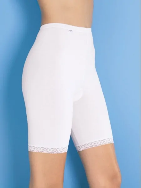 Хлопковые удлиненные трусики шорты Sloggi Basic Long