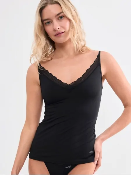 Жіночий гладкий еластичний топ з тонкими бретелями Sloggi Go Blush Spaghetti Top