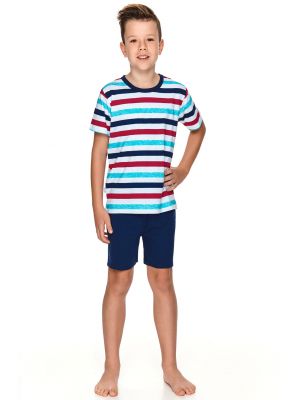 Детская хлопковая пижама / домашний комплект с принтом для мальчика Taro 2745 KR Luka 122-140