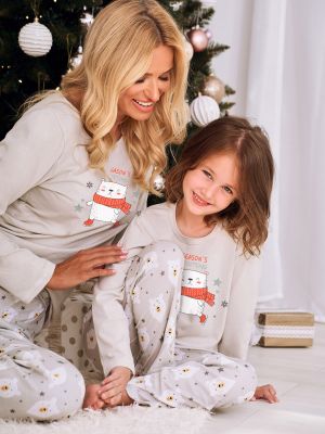 text_img_altChildren's warm cotton pajamas / brushed home set for a teenage girl Taro 2847 Aniela 122-140text_img_after1