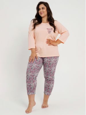 Женская хлопковая пижама / домашний комплект Taro 2992 Melissa 2XL-3XL