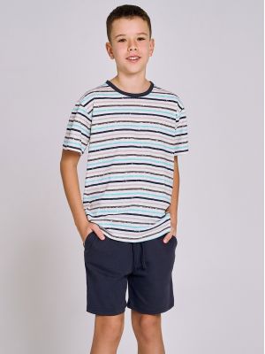 Teen Boy's Cotton Pajama / Loungewear Set Taro 3195 Ronnie (Size 146-158)