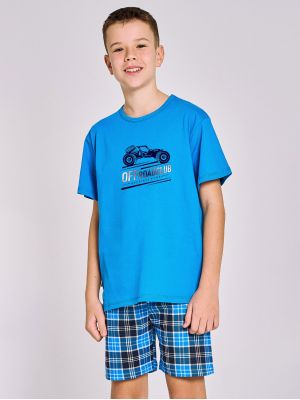 На картинке изображено - Хлопковая пижама / домашний костюм для мальчика Taro 3196 Owen 146-158 | фото 1