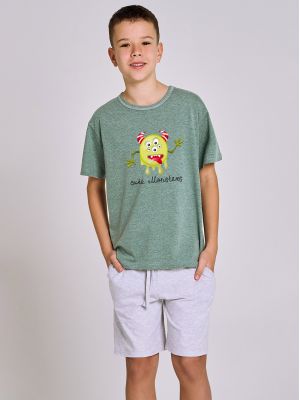 Teen Boy's Cotton Pajama / Loungewear Set Taro 3197 Kieran (Size 146-158)