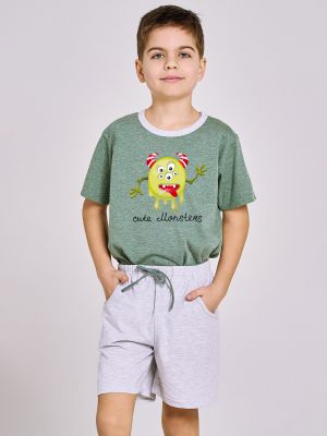 На картинці зображено - Домашній комплект / бавовняна піжама для хлопчика Taro 3203 Kieran 122-140 | фото 1