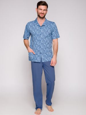 На картинке изображено - Мужская хлопковая пижама с клетчатой рубашкой Taro 954 Gracjan 3XL sale