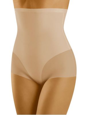 Women's high waist seamless body shaper panties with laser finished edges Wolbar Modyfica